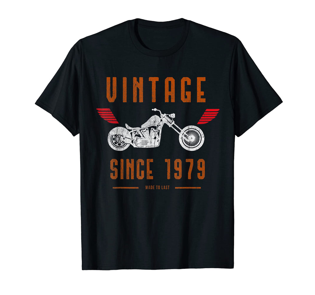 Since 1979 Motorcycle Bike T-Shirt - Aesthetic Graphic Men Women - T-Shirt, Sweatshirt, Hoodie