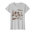 Ufo Corgi Western Alien 90S Wild West Fun T-Shirt - Graphic Print Unisex - T-Shirt, Sweatshirt, Hoodie