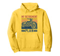 My Retirement Plan Is Riding Motorcycle Hoodie - Graphic Print Men Women - T-Shirt, Sweatshirt, Hoodie