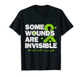 Some Wounds Are Invisible Ribbon T-Shirt - Aesthetic Graphic Men Women - T-Shirt, Sweatshirt, Hoodie