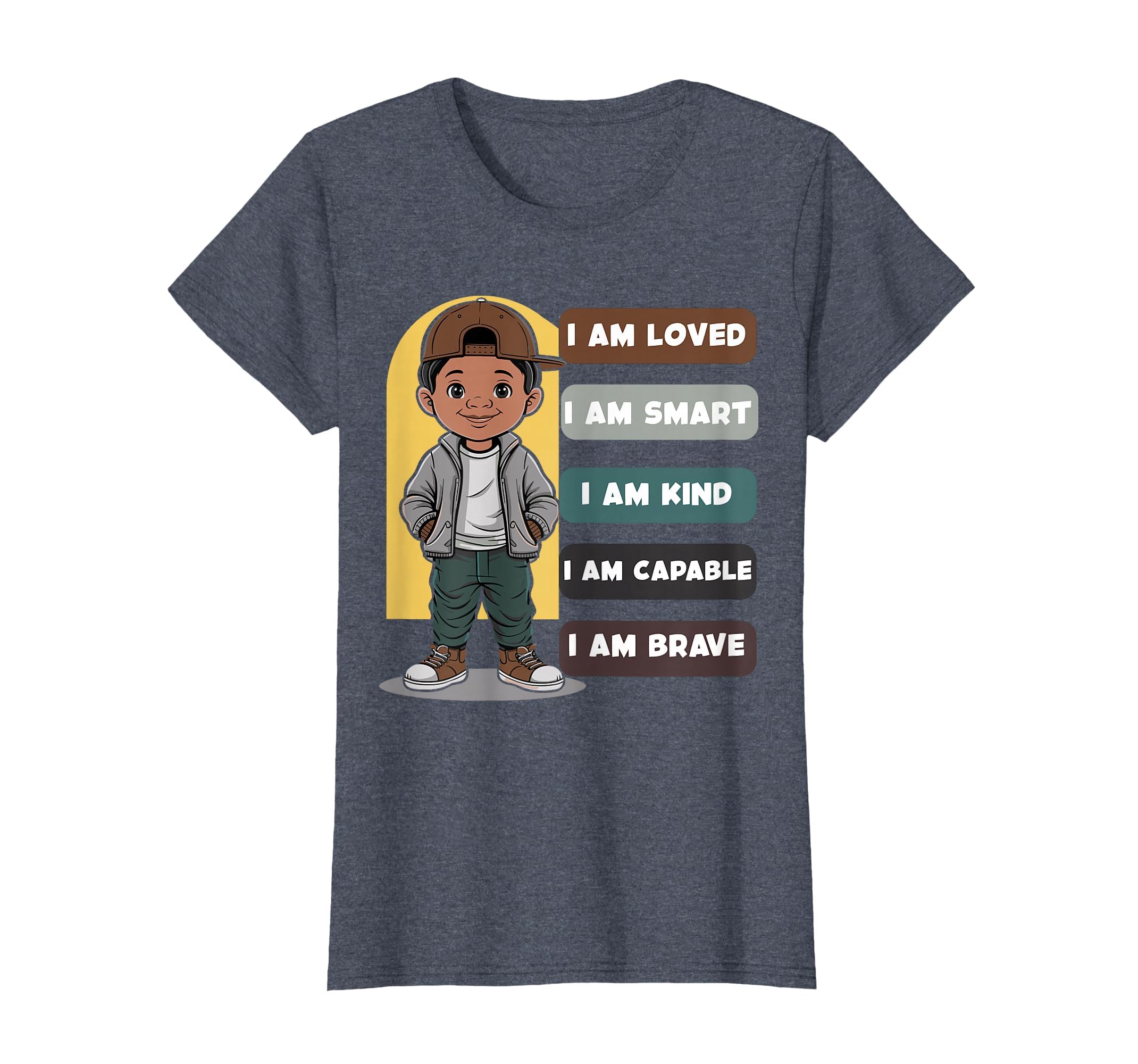 Positive Affirmations African American T-Shirt - Graphic Print for Adults - T-Shirt, Sweatshirt, Hoodie