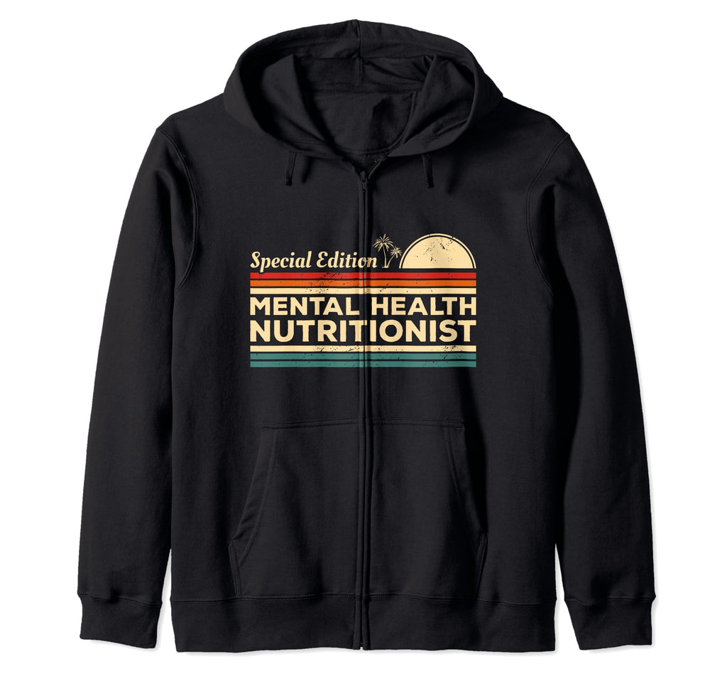 Nutrition Gift Mental Health Sweatshirt - Minimalist Print Men Women - T-Shirt, Sweatshirt, Hoodie