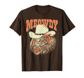 Meowdy Funny Country Music Cat Cowboy Hat T-Shirt - Graphic Print Unisex - T-Shirt, Sweatshirt, Hoodie