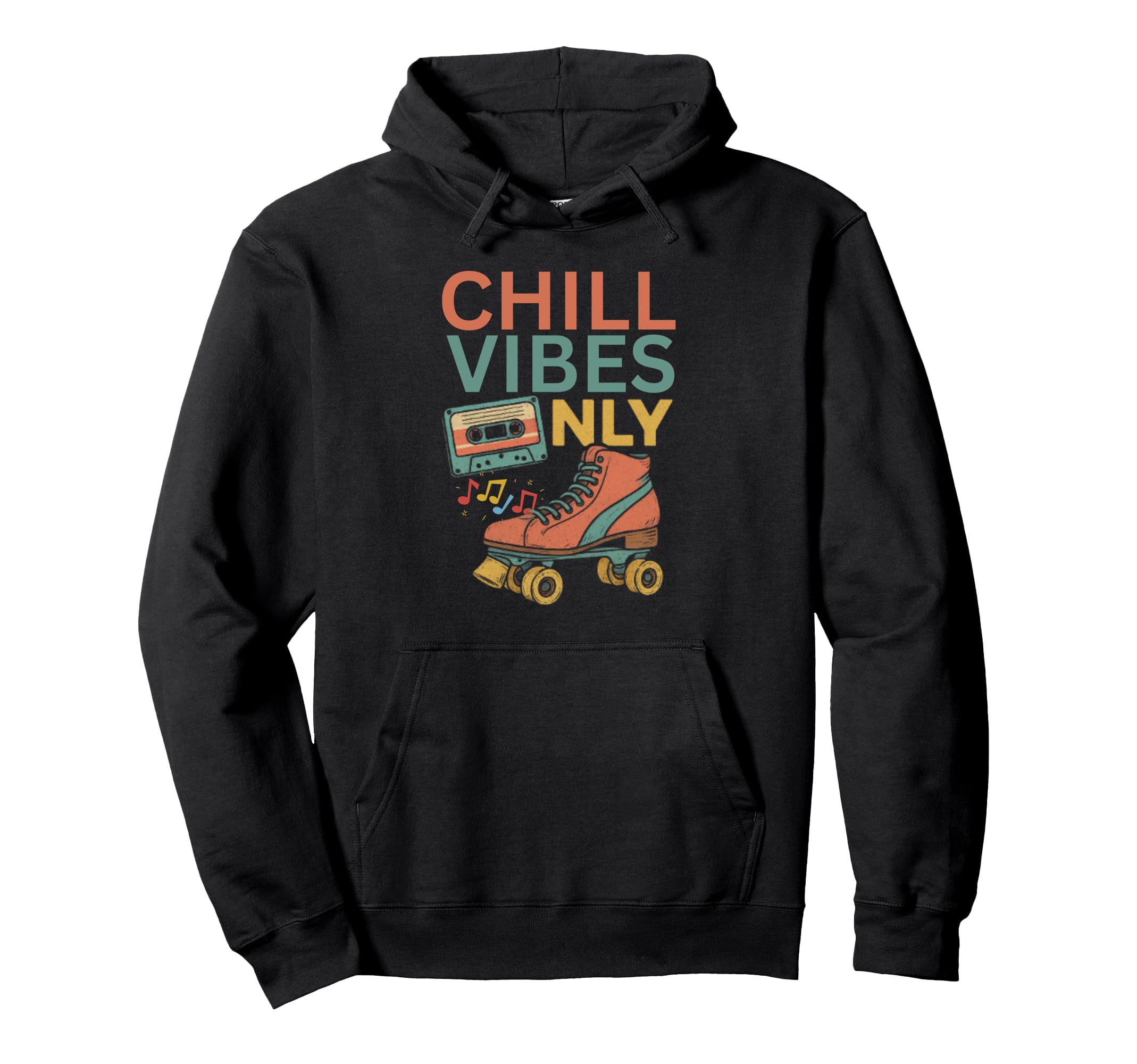 Roller Skating 70S 80S Hoodie - Minimalist Print Men Women - T-Shirt, Sweatshirt, Hoodie