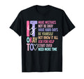 Ts Okay Mental Health Hard Days T-Shirt - Casual Everyday Wear Unisex - T-Shirt, Sweatshirt, Hoodie
