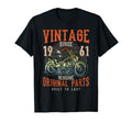 65Th Birthday 1961 Motorcycle Chopper T-Shirt - Casual Everyday Wear Unisex - T-Shirt, Sweatshirt, Hoodie