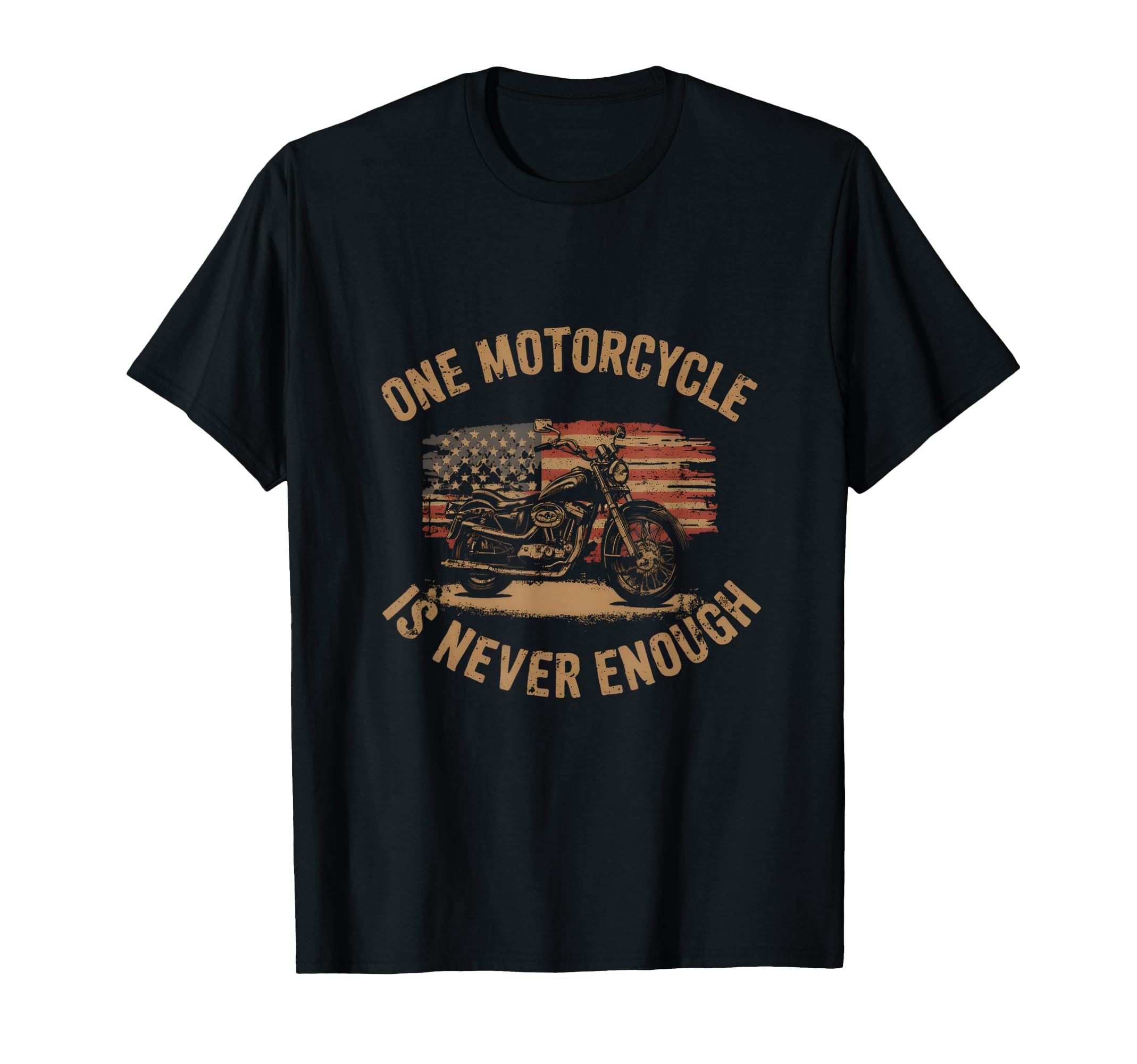 Biker One Motorcycle Is Never Enough T-Shirt - Unique Graphic Unisex - T-Shirt, Sweatshirt, Hoodie