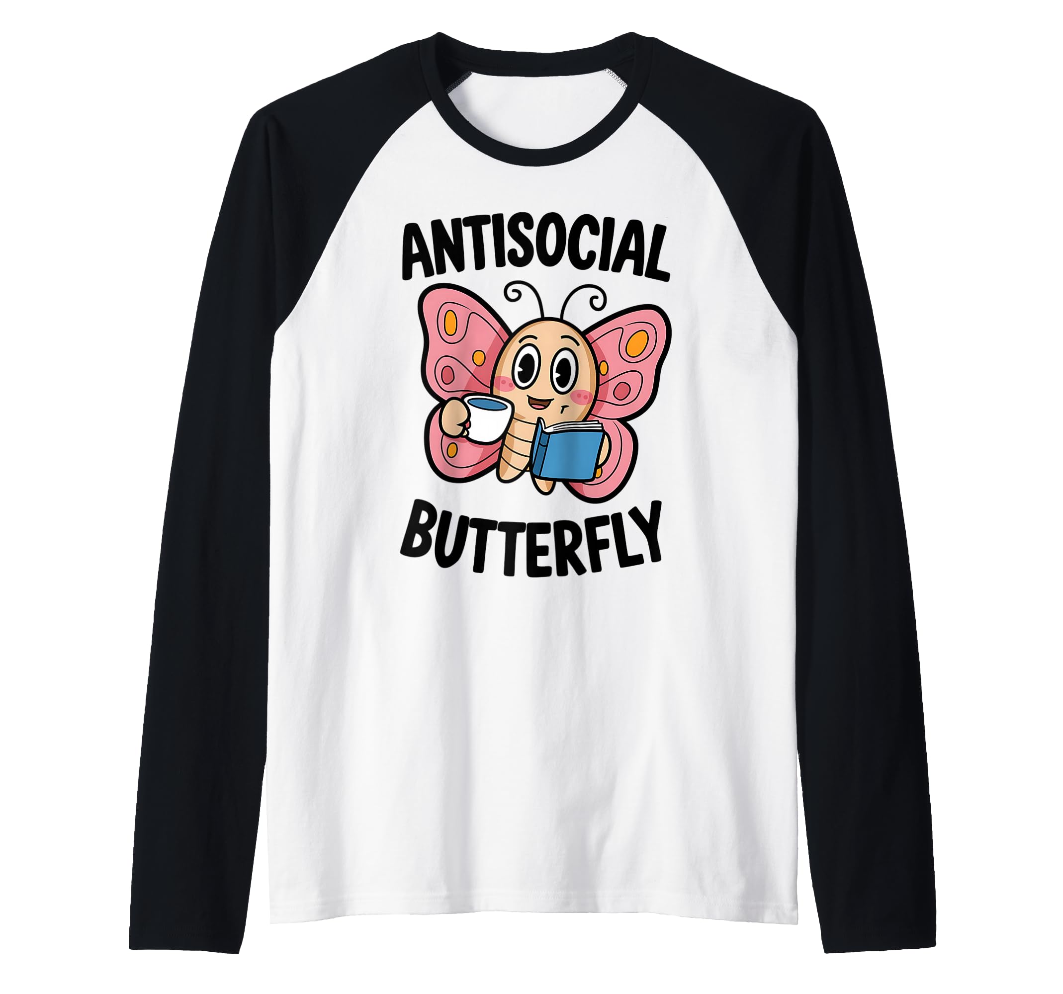 Groovy Anti Social Butterfly Ironic T-Shirt - Streetwear Style Unisex - T-Shirt, Sweatshirt, Hoodie