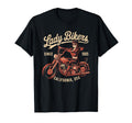 Lady Bikers Since 1985 Motorcycle T-Shirt - Aesthetic Graphic for Adults - T-Shirt, Sweatshirt, Hoodie