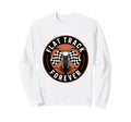 Flat Track Motorcycle Racing Sweatshirt - Custom Art Print Men Women - T-Shirt, Sweatshirt, Hoodie