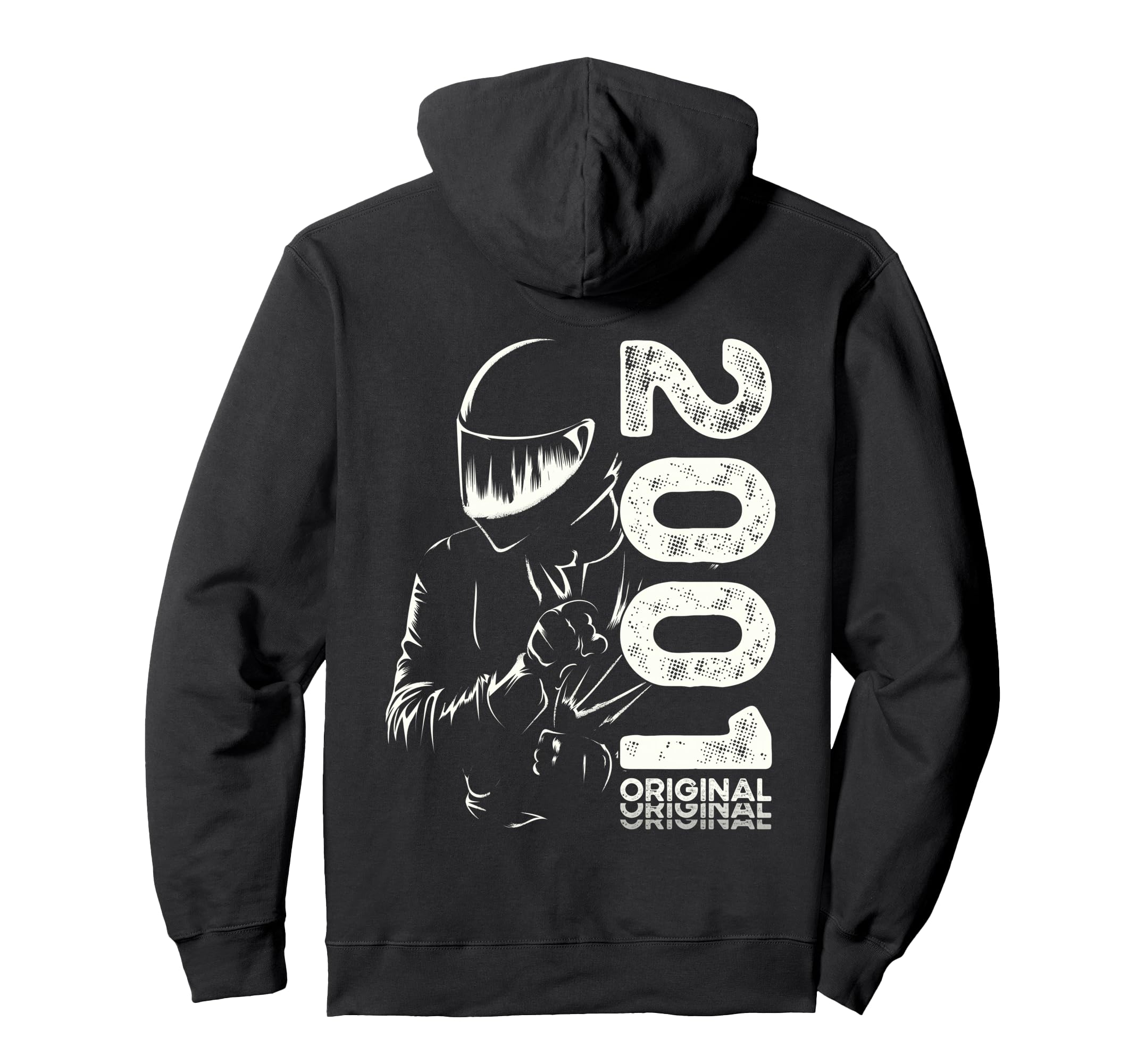 25Th Birthday Motorcycle Motorcyclist Hoodie - Casual Everyday Wear Unisex - T-Shirt, Sweatshirt, Hoodie