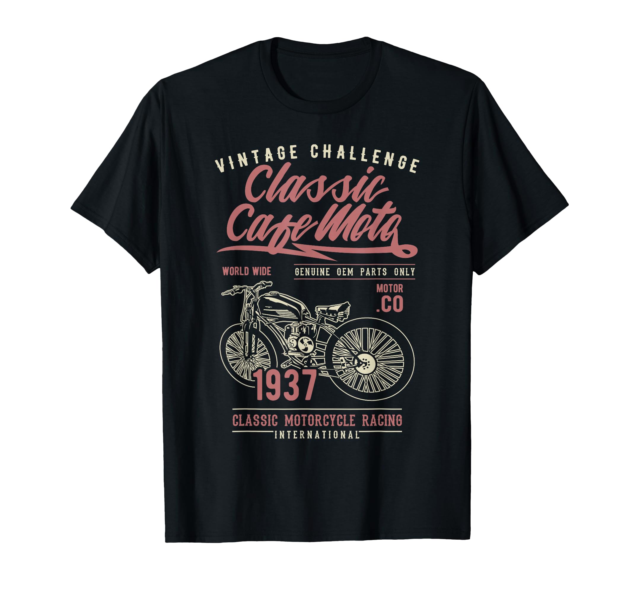 Cafe Racer Motorcycle T-Shirt - Aesthetic Graphic Men Women - T-Shirt, Sweatshirt, Hoodie
