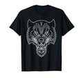 American Traditional Tiger Head Outline T-Shirt - Streetwear Style Unisex - T-Shirt, Sweatshirt, Hoodie