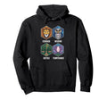 Four Stoic Virtues Daily Meditation Hoodie - Trendy Graphic Men Women - T-Shirt, Sweatshirt, Hoodie