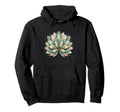 Pastel Lotus Mandala Boho Yoga Meditation Hoodie - Graphic Print Unisex - T-Shirt, Sweatshirt, Hoodie