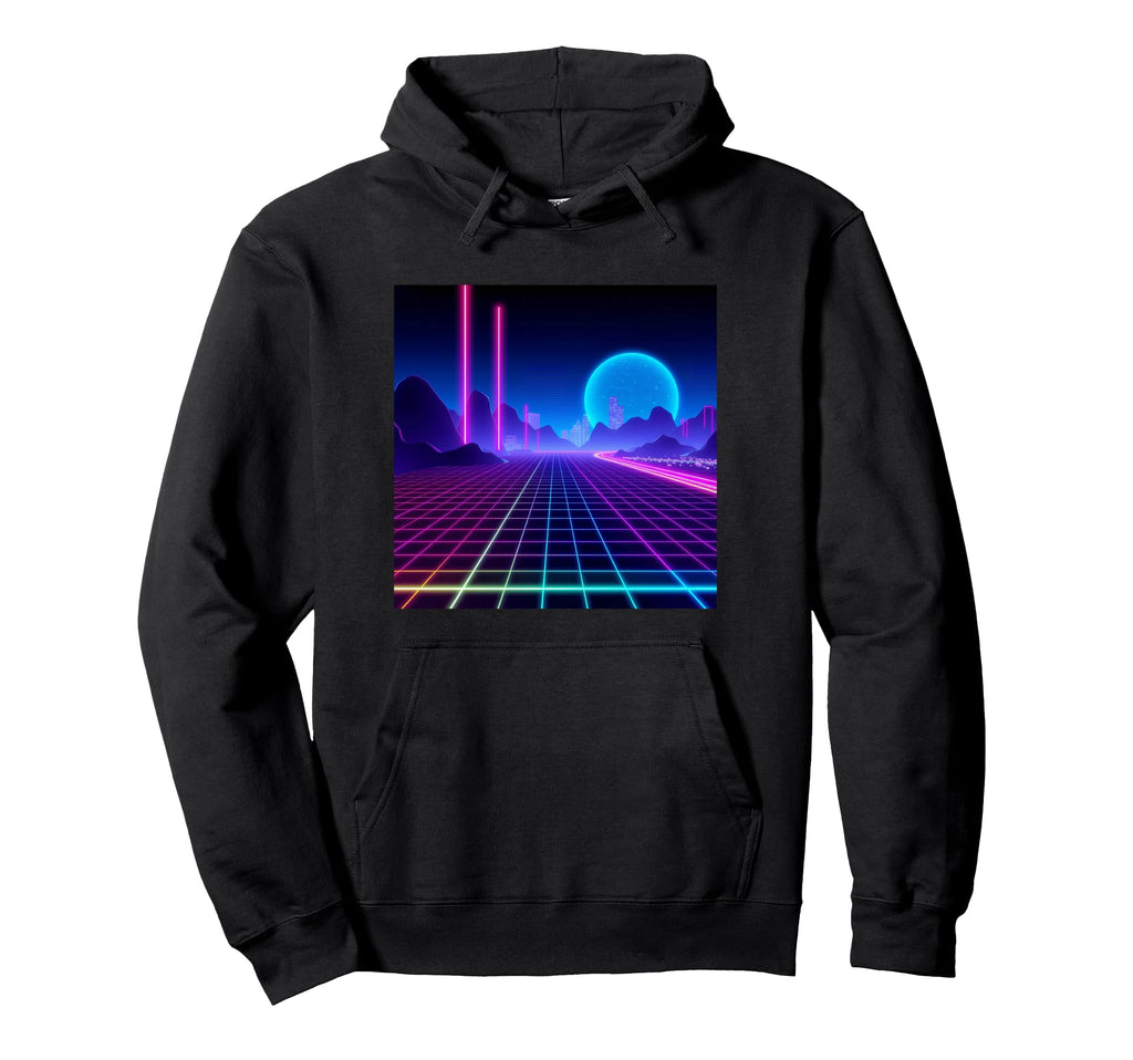 Vaporwave Aesthetic Synthwave Retrowave Hoodie - Graphic Print Men Women - T-Shirt, Sweatshirt, Hoodie