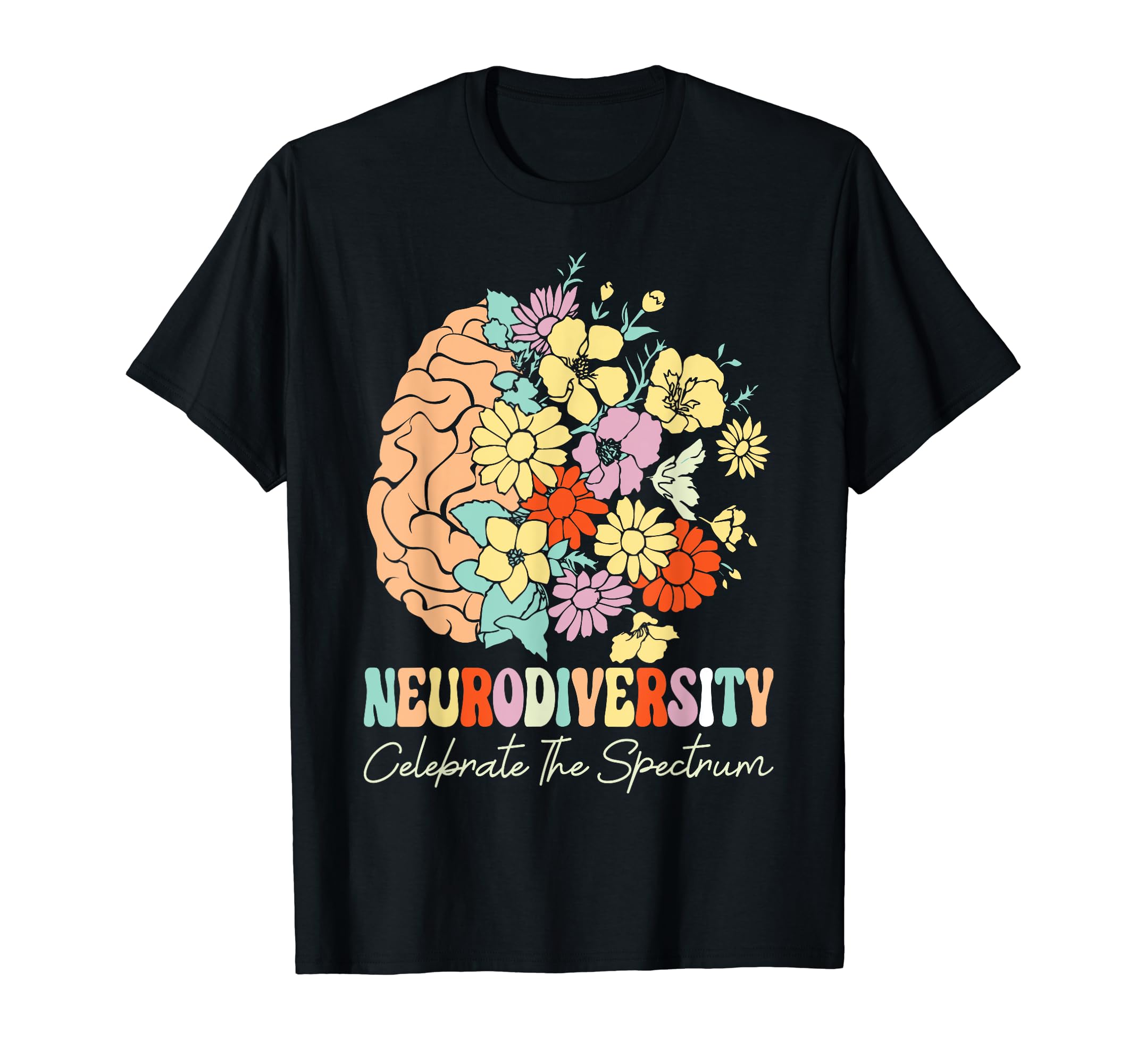 Neurodiversity Celebrate Spectrum T-Shirt - Minimalist Print Men Women - T-Shirt, Sweatshirt, Hoodie