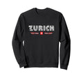 Zurich Switzerland 70S 80S Type Sweatshirt - Trendy Graphic Unisex - T-Shirt, Sweatshirt, Hoodie