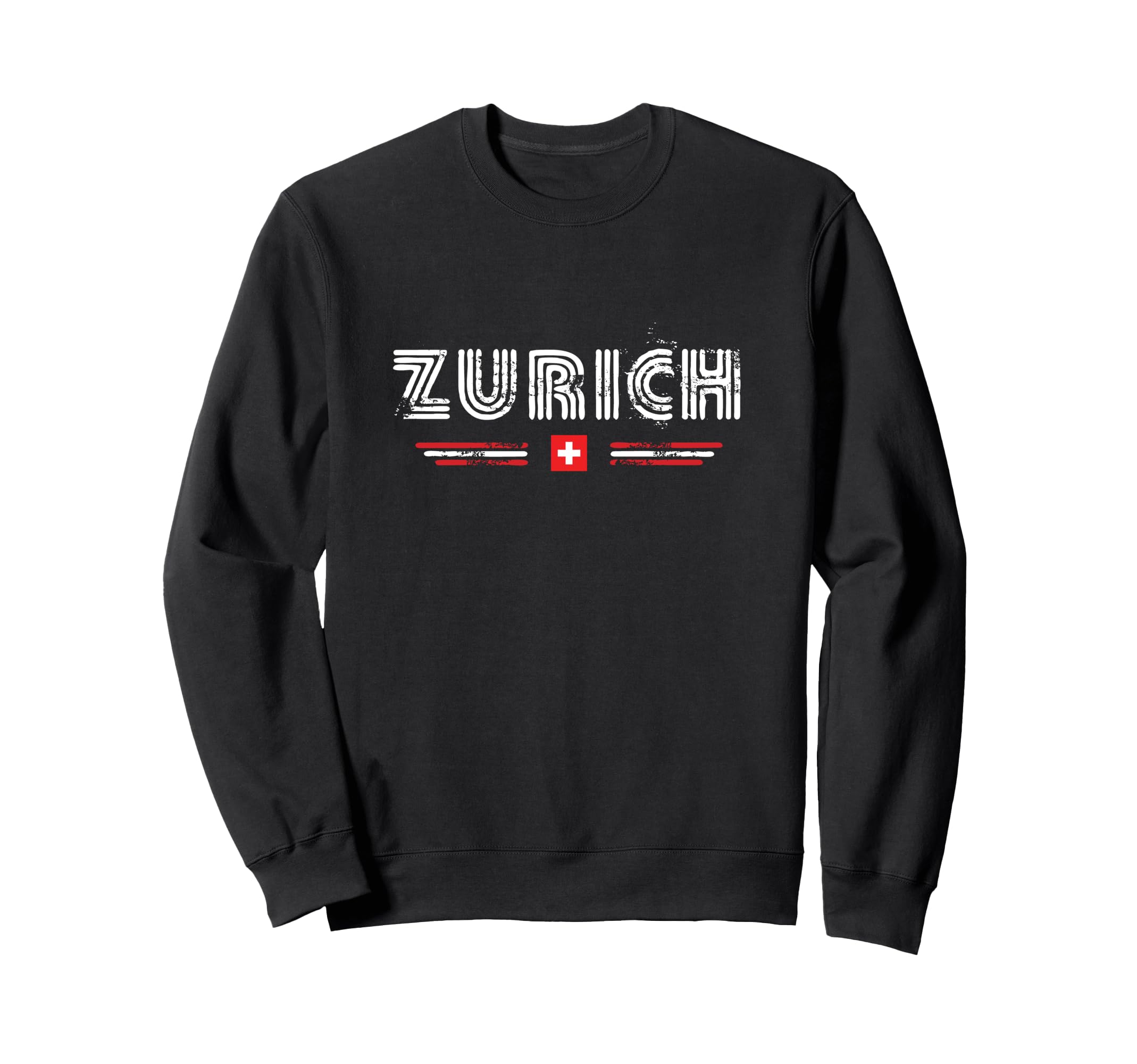 Zurich Switzerland 70S 80S Type Sweatshirt - Trendy Graphic Unisex - T-Shirt, Sweatshirt, Hoodie