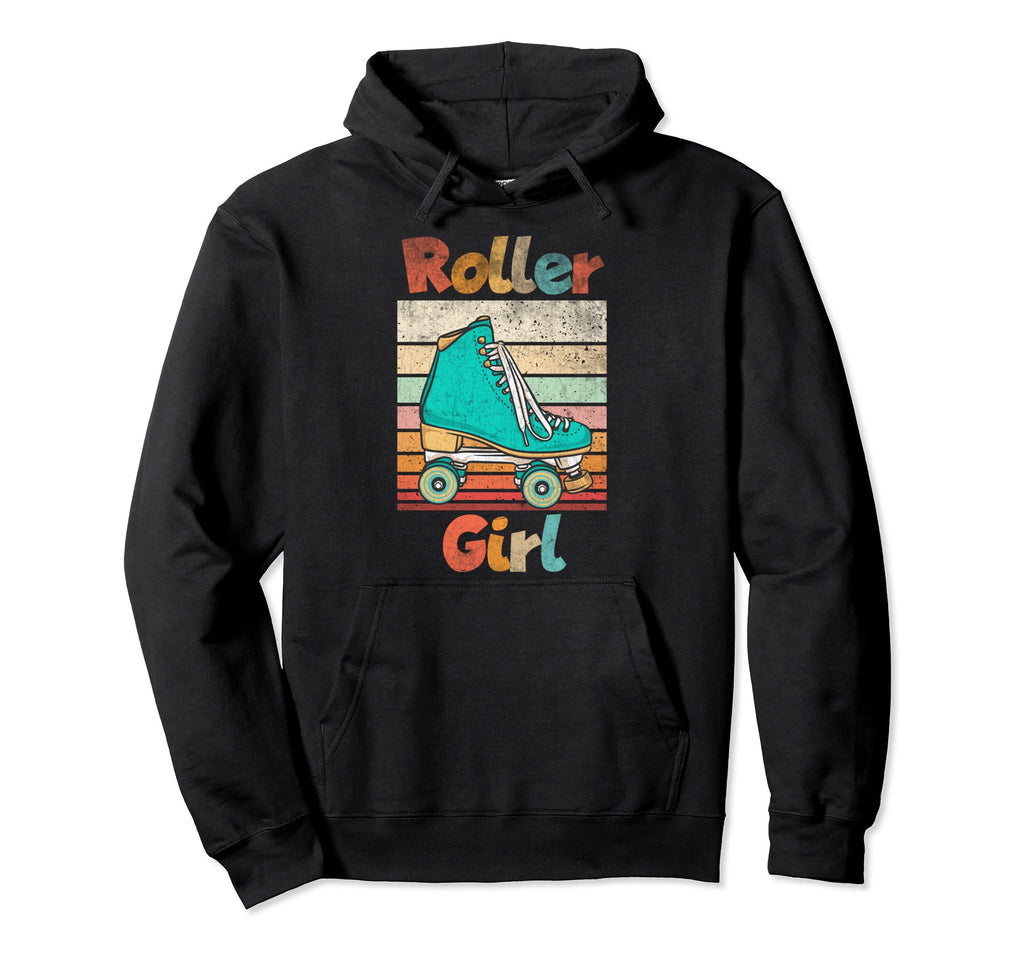Roller Skater Skating Lovers Funny Hoodie - Casual Everyday Wear Men Women - T-Shirt, Sweatshirt, Hoodie