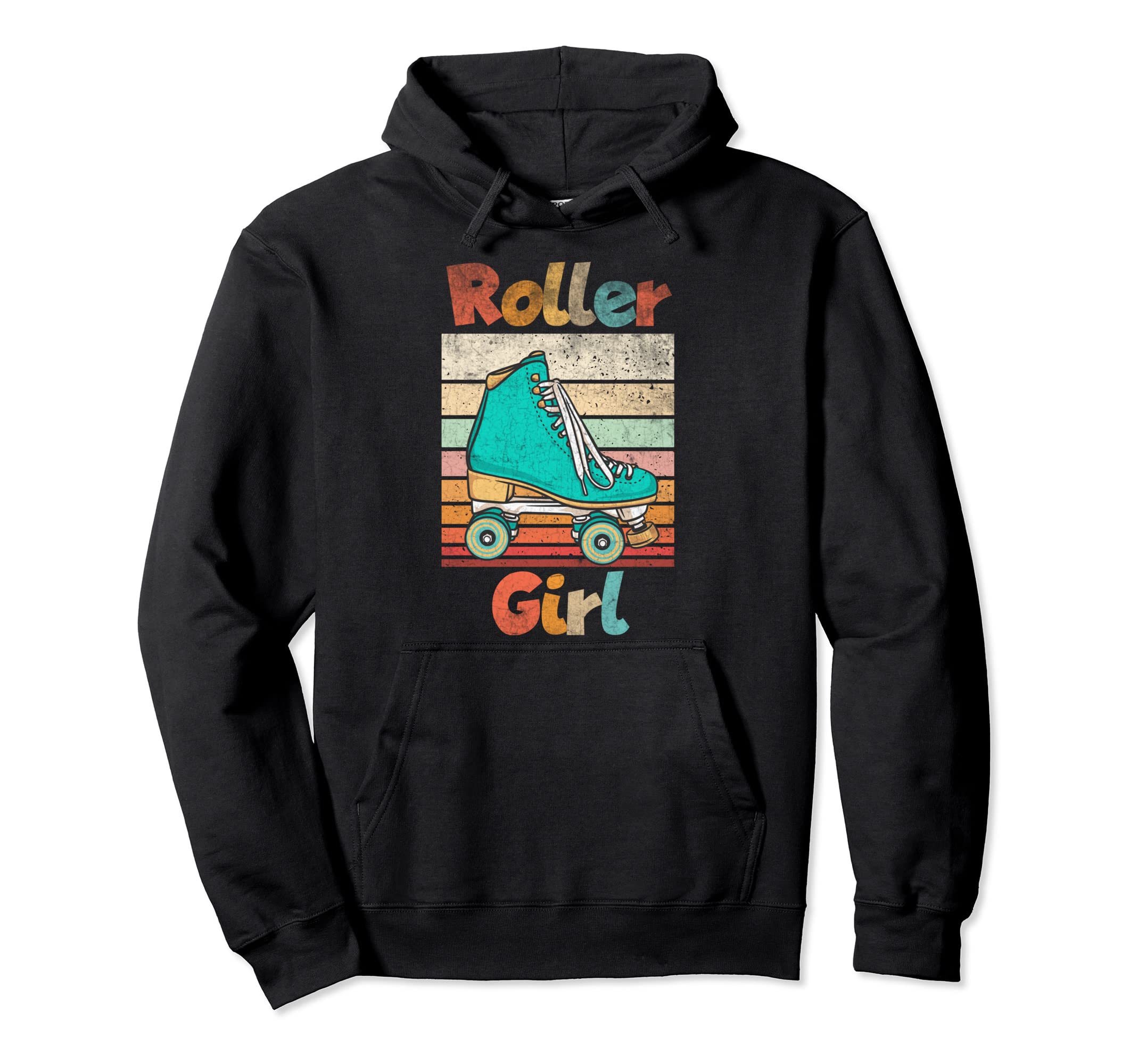 Roller Skater Skating Lovers Funny Hoodie - Casual Everyday Wear Men Women - T-Shirt, Sweatshirt, Hoodie
