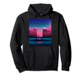 Japanese Vaporwave Asian Inspired Neon 80S Hoodie - Custom Art Print Unisex - T-Shirt, Sweatshirt, Hoodie