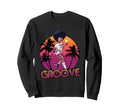 Afro Groove Roller Skates 80S Sweatshirt - Fun Novelty Design for Adults - T-Shirt, Sweatshirt, Hoodie
