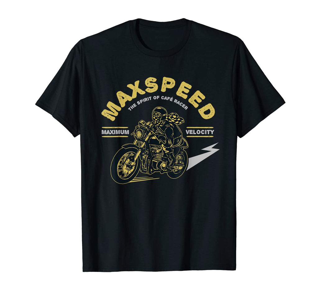 Max Speed Motorcycle T-Shirt - Custom Art Print Unisex - T-Shirt, Sweatshirt, Hoodie
