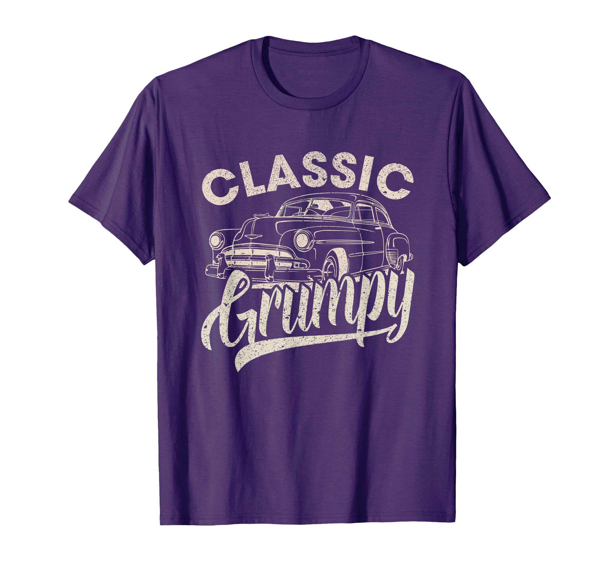 Grumpy Funny Car Lover Dad Papa T-Shirt - Minimalist Print Men Women - T-Shirt, Sweatshirt, Hoodie