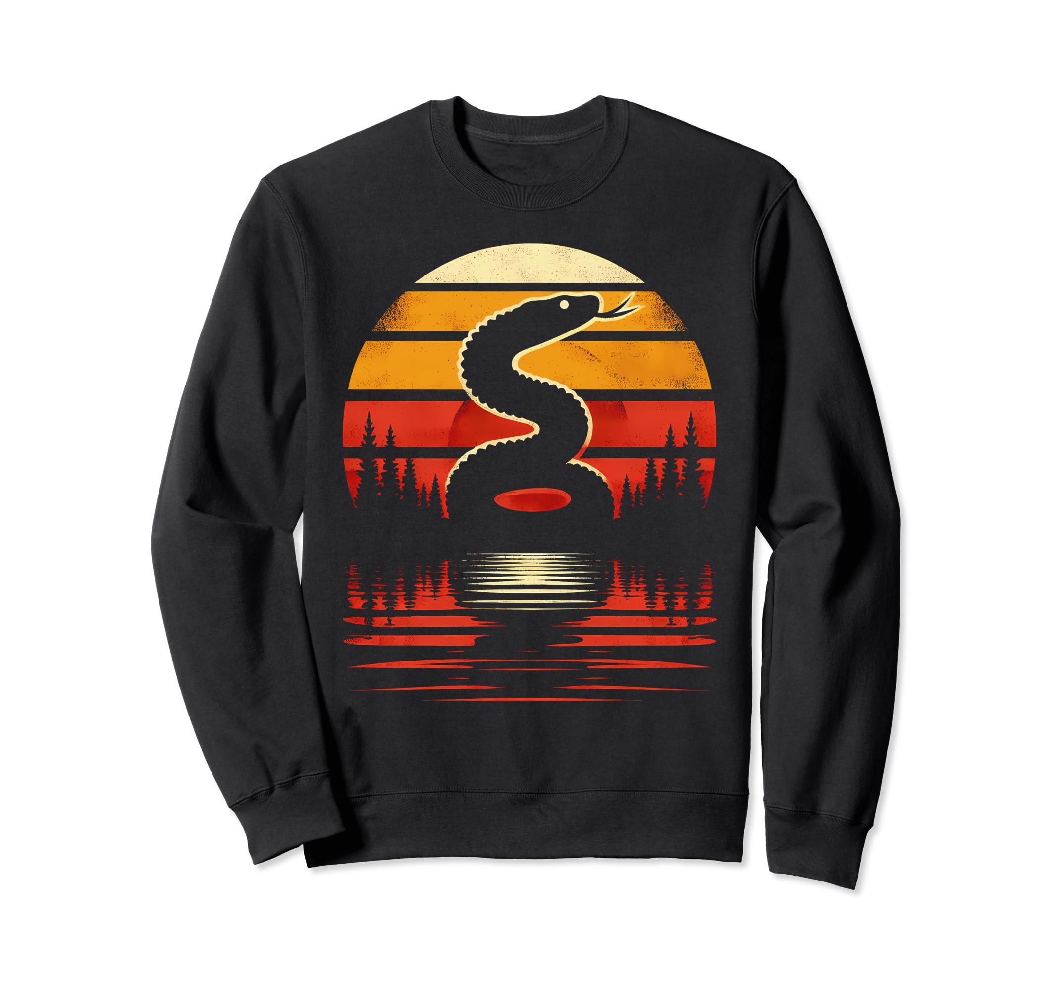 Rattlesnake Sunset Safari 70S Sweatshirt - Casual Everyday Wear Unisex - T-Shirt, Sweatshirt, Hoodie