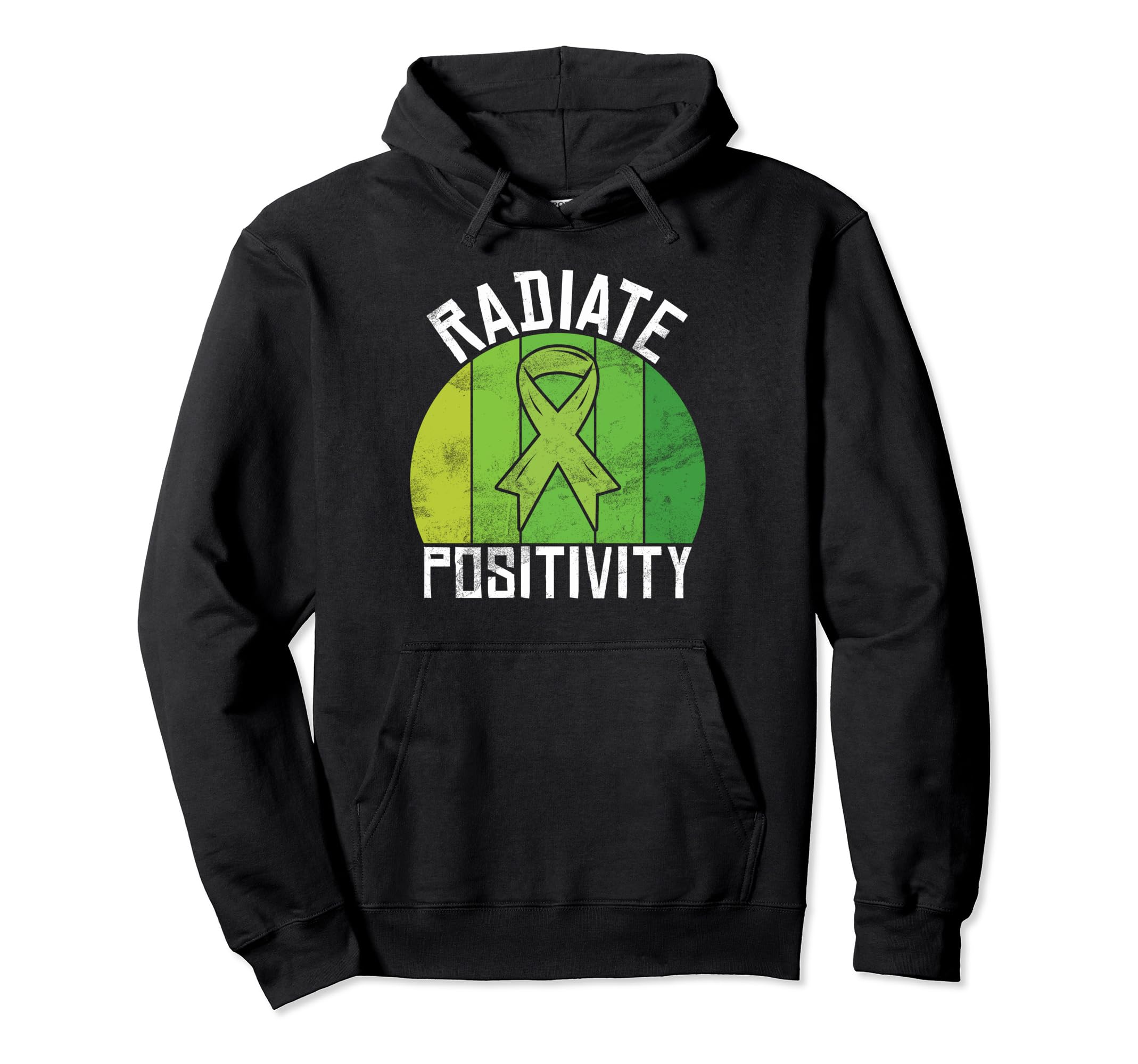 Radiate Positivity Mental Health Hoodie - Fun Novelty Design for Adults - T-Shirt, Sweatshirt, Hoodie