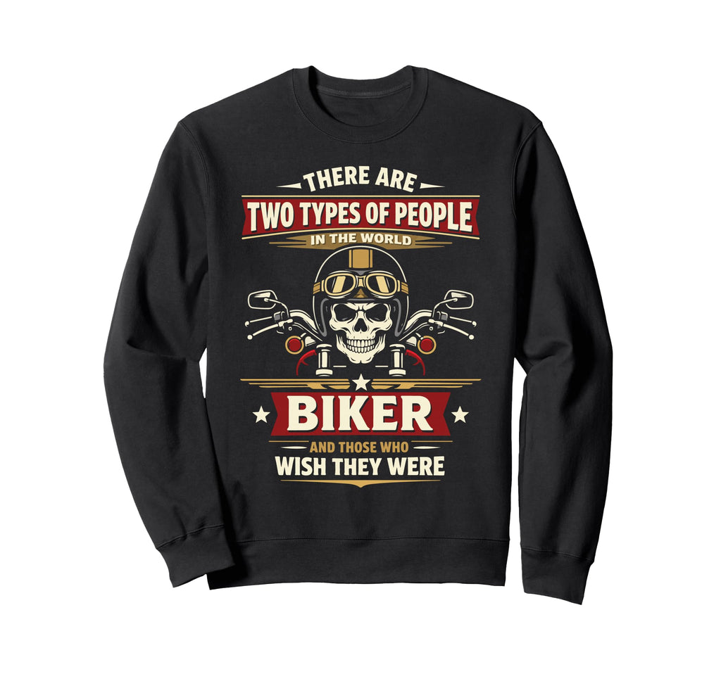Motorcycle Biker There Are Two Sweatshirt - Minimalist Print for Adults - T-Shirt, Sweatshirt, Hoodie