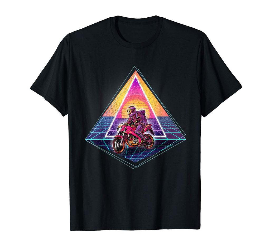 Vaporwave 80S Motorcycle T-Shirt - Streetwear Style Men Women - T-Shirt, Sweatshirt, Hoodie