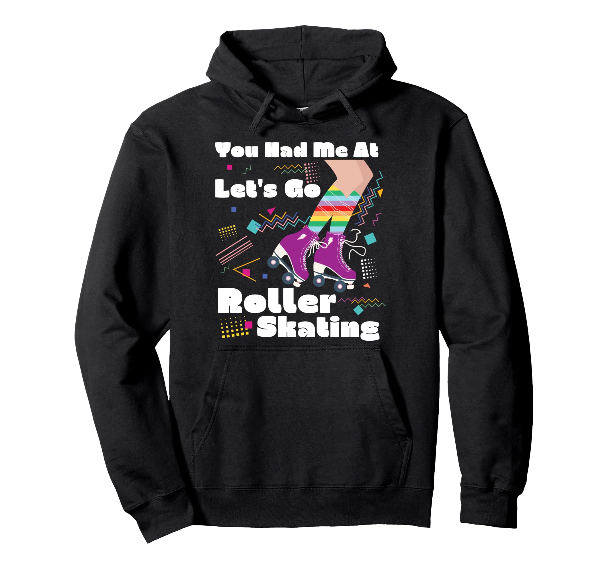 Roller Skating Skate 1970S Hoodie - Casual Everyday Wear for Adults - T-Shirt, Sweatshirt, Hoodie