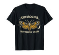 Antisocial Butterfly Club Moth T-Shirt - Fun Novelty Design Unisex - T-Shirt, Sweatshirt, Hoodie