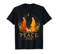 Walk Peace Monks Journey 2026 Dog T-Shirt - Minimalist Print Unisex - T-Shirt, Sweatshirt, Hoodie