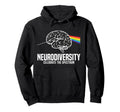 Neurodiversity Celebrate Spectrum Asd Hoodie - Aesthetic Graphic Men Women - T-Shirt, Sweatshirt, Hoodie