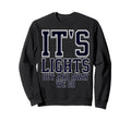 Its Lights Out And Away We Go Sweatshirt - Minimalist Print for Adults - T-Shirt, Sweatshirt, Hoodie