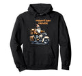 American Patriotic Biker Gnomes Hoodie - Novelty Apparel for Adults - T-Shirt, Sweatshirt, Hoodie