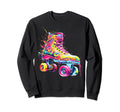 Roller Skate Roller Derby Van Gogh Sweatshirt - Novelty Apparel Men Women - T-Shirt, Sweatshirt, Hoodie