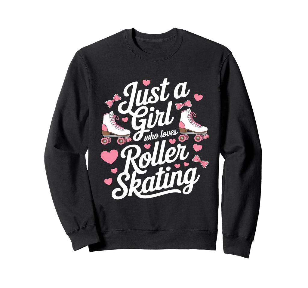 Just Who Loves Roller Skating 70S Sweatshirt - Streetwear Style Men Women - T-Shirt, Sweatshirt, Hoodie