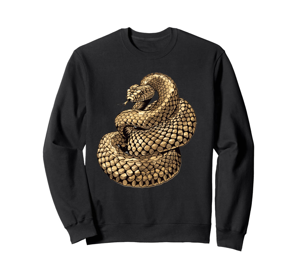 Western Diamondback Rattlesnake Sci Sweatshirt - Aesthetic Graphic Unisex - T-Shirt, Sweatshirt, Hoodie