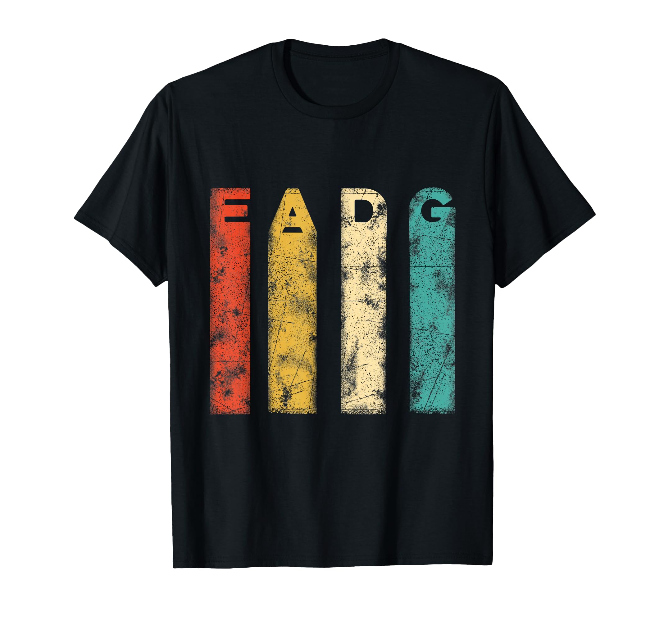 Eadg Bass Guitar Strings Typography T-Shirt - Minimalist Print for Adults - T-Shirt, Sweatshirt, Hoodie