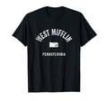 West Mifflin Pennsylvania Pa 70S T-Shirt - Custom Art Print for Adults - T-Shirt, Sweatshirt, Hoodie