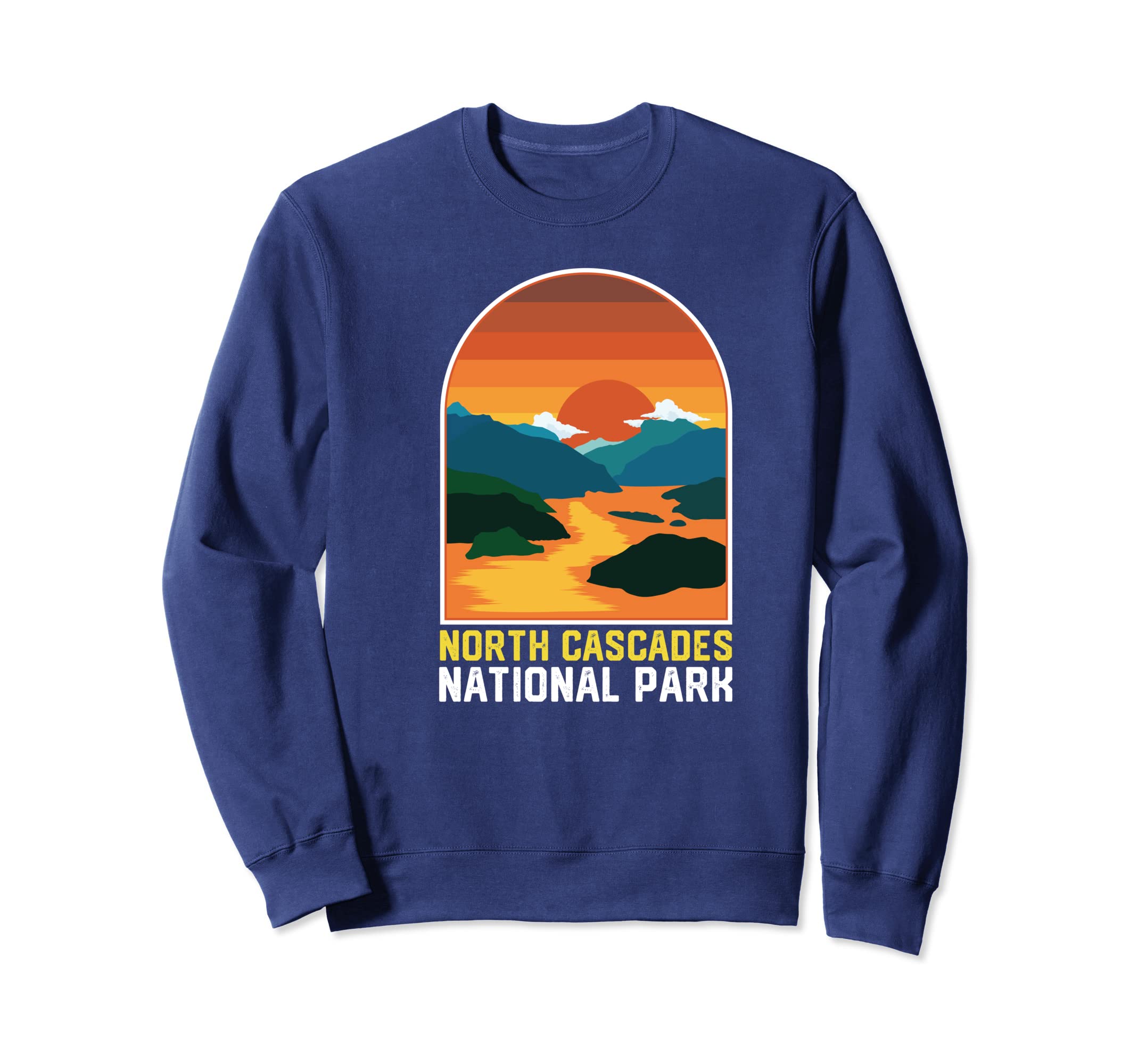 North Cascades National Park Sweatshirt - Casual Everyday Wear Unisex - T-Shirt, Sweatshirt, Hoodie