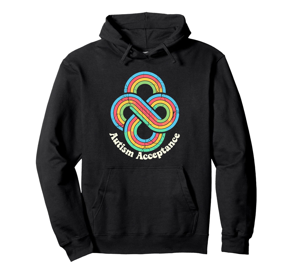 Autism Acceptance Infinity Symbol Hoodie - Unique Graphic for Adults - T-Shirt, Sweatshirt, Hoodie