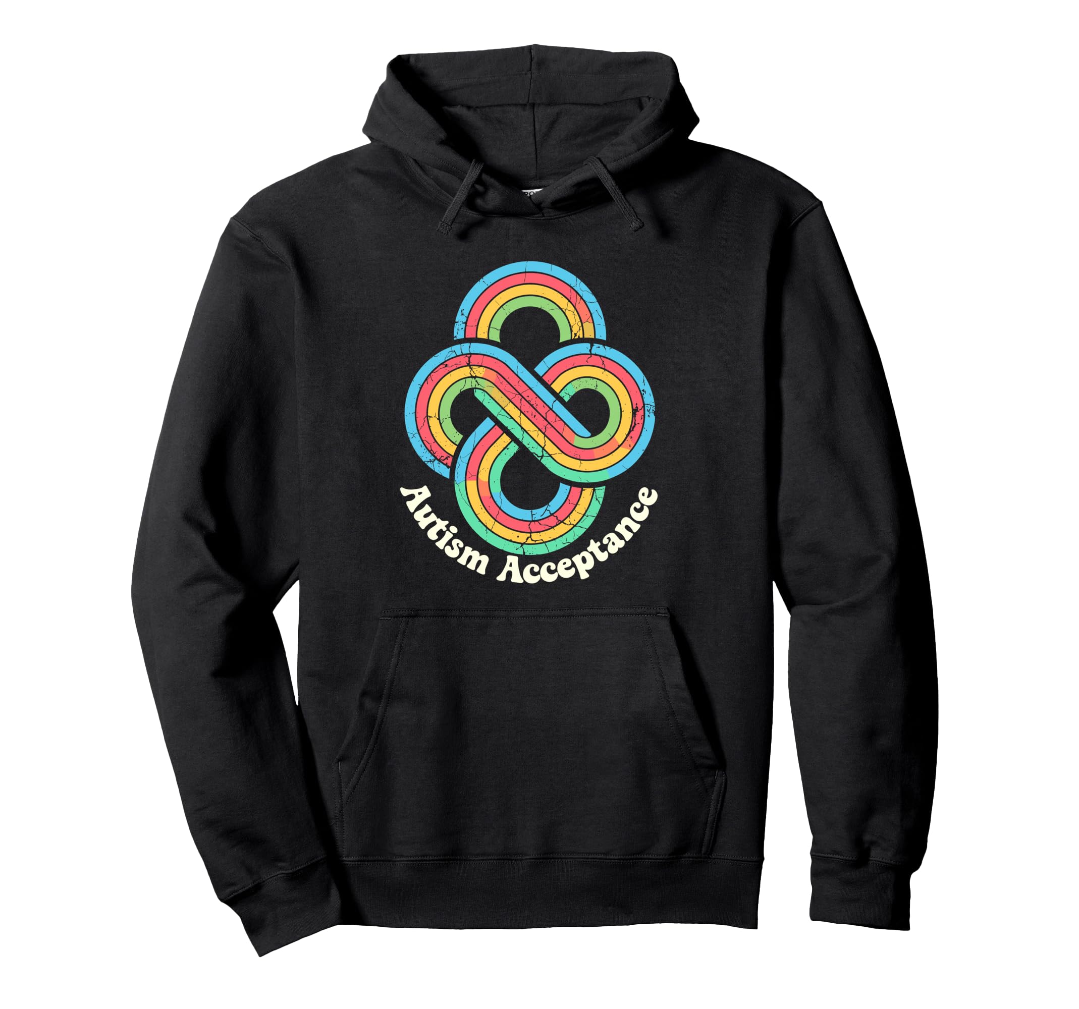 Autism Acceptance Infinity Symbol Hoodie - Unique Graphic for Adults - T-Shirt, Sweatshirt, Hoodie