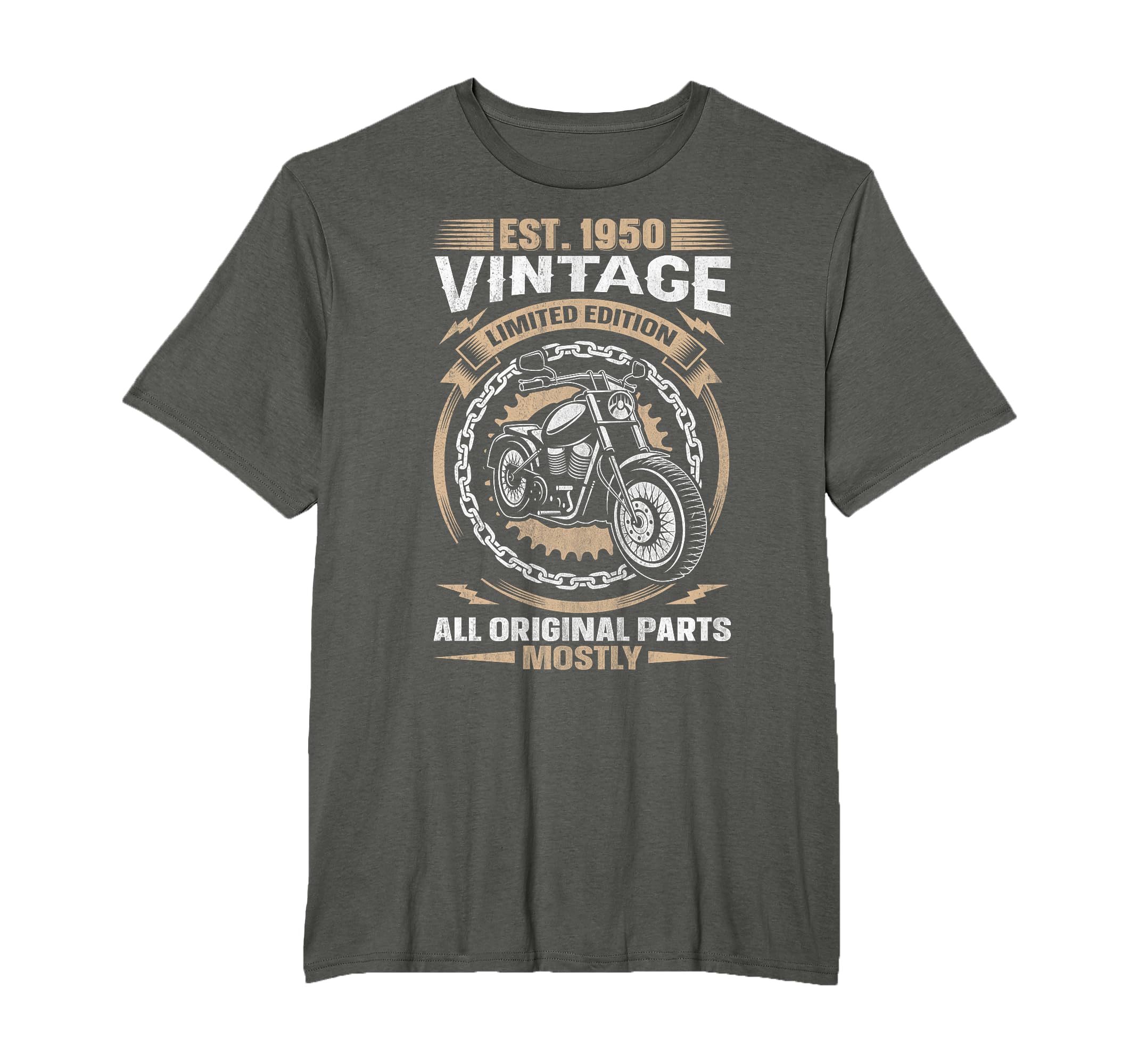 Est 1950 All Original Parts T-Shirt - Casual Everyday Wear Men Women - T-Shirt, Sweatshirt, Hoodie