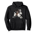 Funny Cowboy Easter Bunny Western Howdy Hoodie - Custom Art Print Unisex - T-Shirt, Sweatshirt, Hoodie