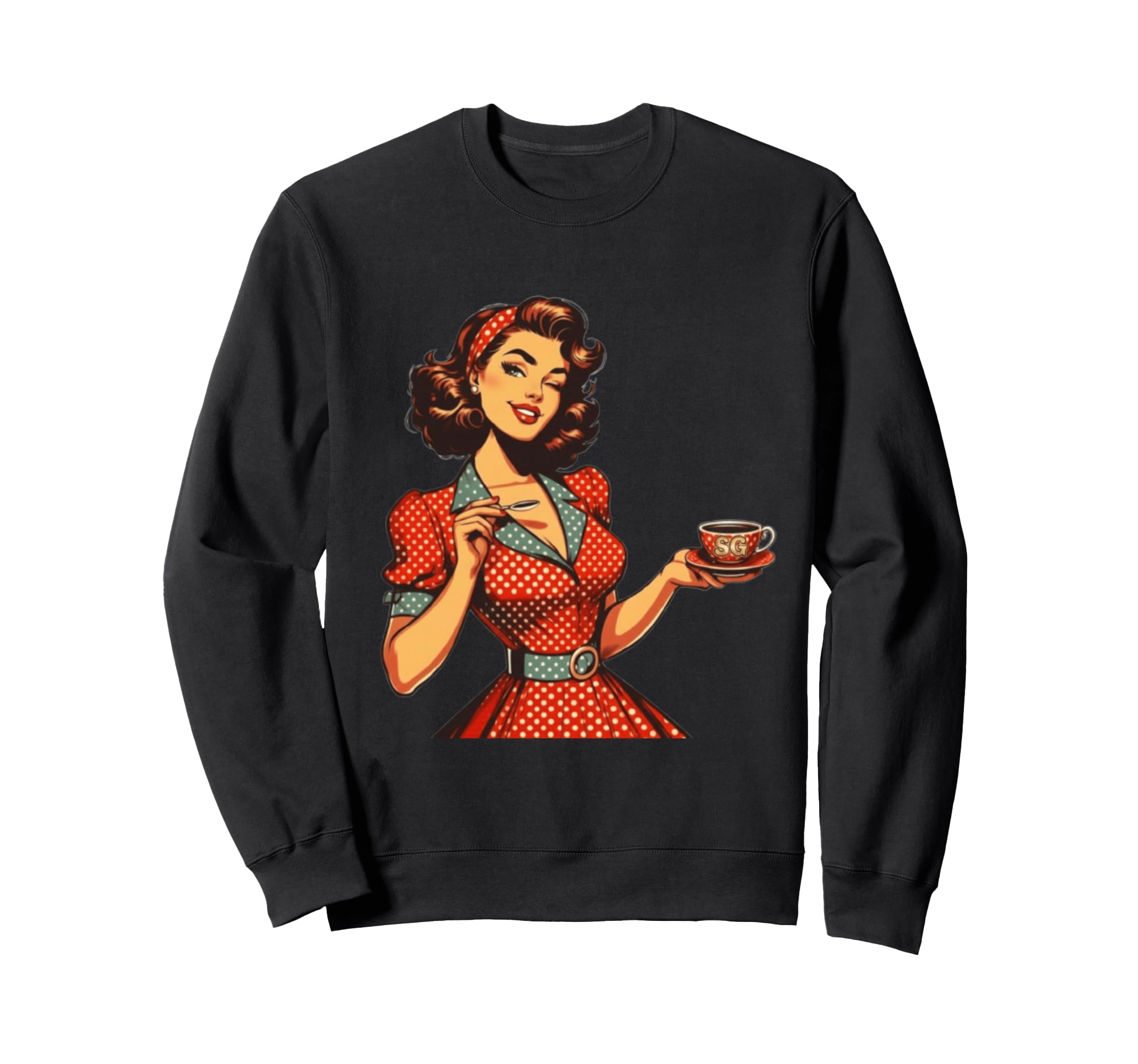 Restaurant Pop Art 50S Cartoon Sweatshirt - Novelty Apparel Unisex - T-Shirt, Sweatshirt, Hoodie